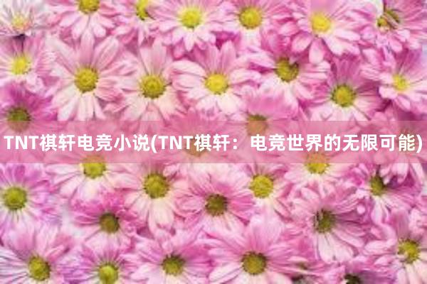 TNT祺轩电竞小说(TNT祺轩：电竞世界的无限可能)