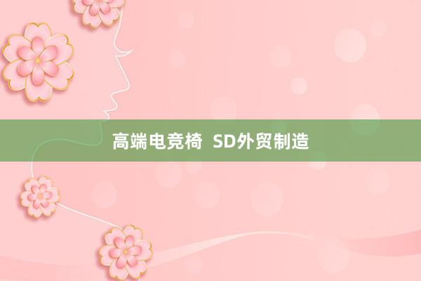 高端电竞椅  SD外贸制造