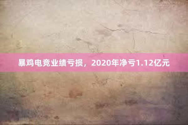 暴鸡电竞业绩亏损，2020年净亏1.12亿元